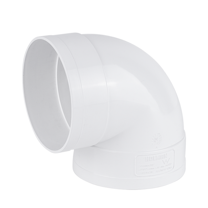 Storm PVC Elbow F&F 90mm 90Deg