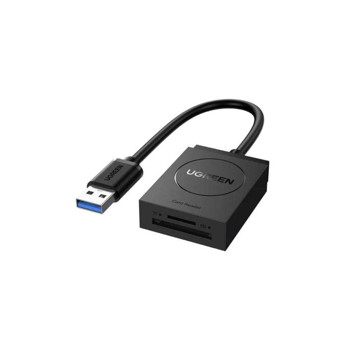 Ugreen 2-in-1 Usb 3.0 A Card Reader Black