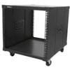 StarTech.com 4-Post 9U Mobile Open Frame Server Rack, 19" Network ...