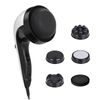 Orku Handheld Body Massager 4 Heads Adjustable Speed 28W Black