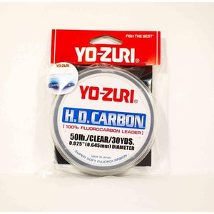 Yo Zuri H.D Carbon 30yds Clear Fluorocarbon Fishing Leader 50lb