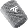 Tecnifibre Tennis XL Wristband Wrist Bands Sweatband Sport Squash Cotton Silver