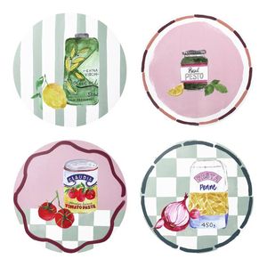Porto Valentina Set of 4 Round Placemats - 33cm
