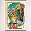 Galrie Holiday Southern Railway Vintage Italy Travel Poster for Home Decor, Black Frame, A3 30 x 42cm (12 x 16inch)