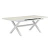 FurnitureOkay Mosman Ceramic Outdoor Extendable Dining Table (160/210x100cm) - White