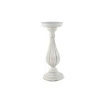 Maine & Crawford Harlen 28x10cm Wooden Candle Holder - White