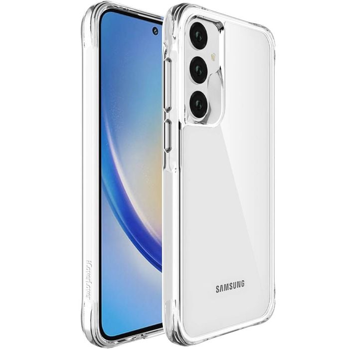 For Samsung Galaxy A55 Case Icoverlover Slim Shock-proof Cover Clear