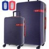 2pc Gap Hard-shell Suitcase Tsa Lock Large Cabin Luggage Set W/ Tag Navy