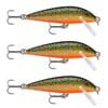 3x Rapala 3cm Countdown Sinking Hardbody Balsa Fishing Lures - Brook Trout