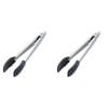 2pk Mastercraft Food Tong Stainless Steel Handle Nylon Head Kitchen Utensil 28cm