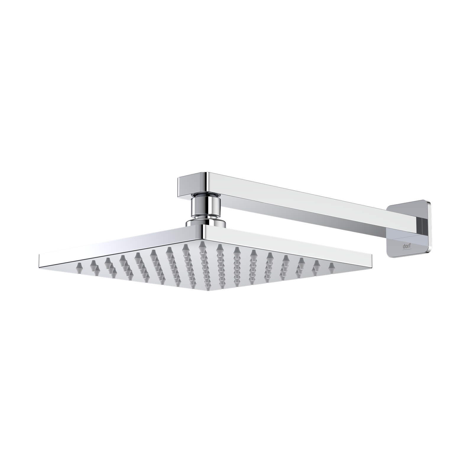 Dorf Chrome Epic Fixed Wall Straight Shower WELS 3 Star 9L/min