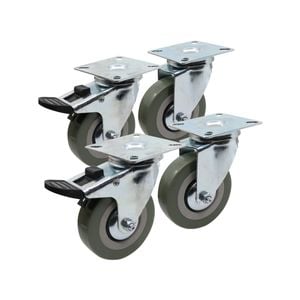Move It 75mm PVC Castor - 4 Pack