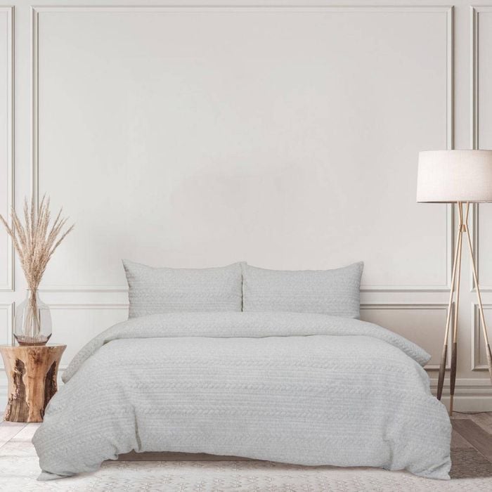 Ardor Boudoir Johan Jacquard Quilt Cover Set - Queen