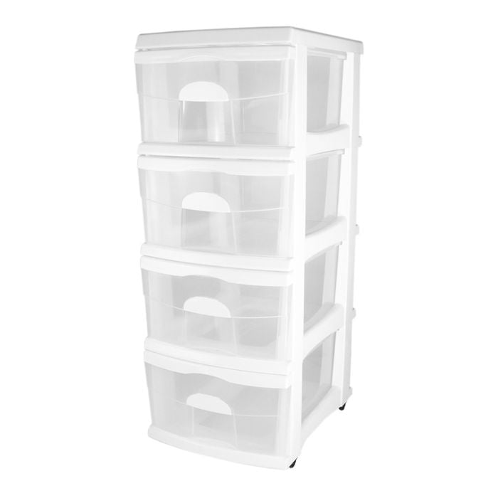 Taurus A3 Storage Drawer 4 White