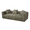 Modern Frameless Compressed Fabric 3 Seater Sofa