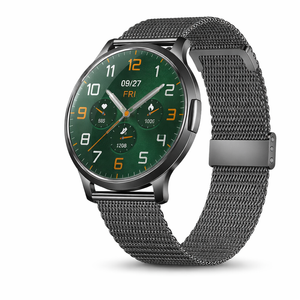 Smart Watch  – Sport Fitness Tracker With Custom Watch Faces, Bluetooth Calling & Luxury Design Mesh Black