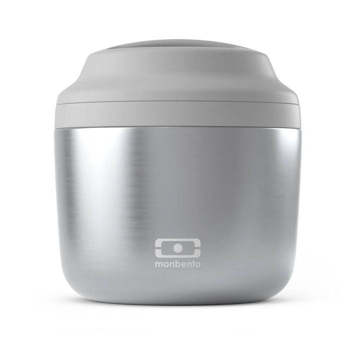 Monbento Mb Element Isolated Bento Box - Metallic Silver