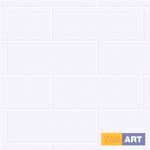 Wall Art 2400 x 1200 x 3mm New York White Tile Wet Area Wall / Shower Panel