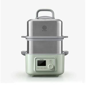 Buydeem Double Tier 10l Electric One Touch Digital Multifunctional Food Steamer