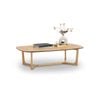 Span Oval 120cm Natural Ash Wood Coffee Table