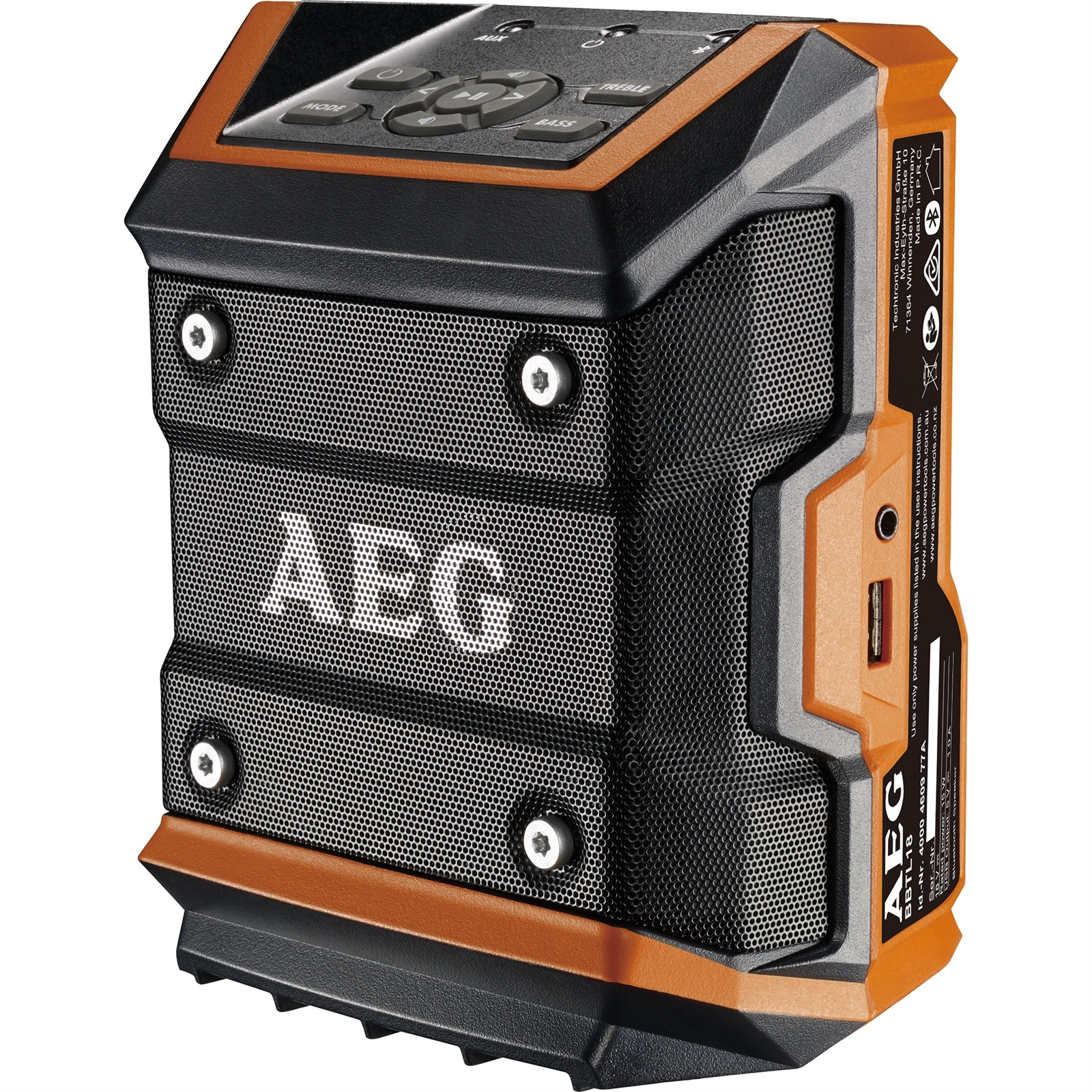 AEG 18V Bluetooth Portable Speaker - Skin Only product image