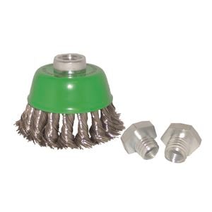 Josco Twistknot Wire Cup Brush Wheel 75mm Stainless Steel