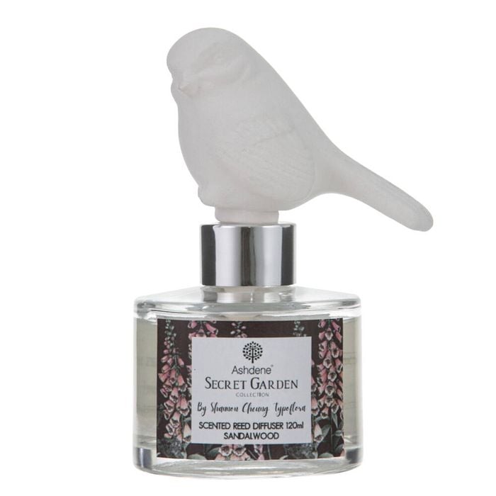 Ashdene Secret Garden Sandalwood Bird Essential Aroma Scent Diffuser 120ml