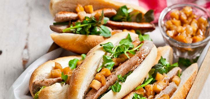 Pork and fennel rolls