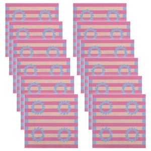 12x 20pc Porto Sole Woodpulp Paper Napkins Serviettes Pack 33x33cm Pink