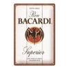 Nostalgic Art 20x30cm Medium Sign Bacardi Superior - White
