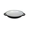 Urban Style Enamelware 24cm Ragout Plate w/ Handle - Black/White