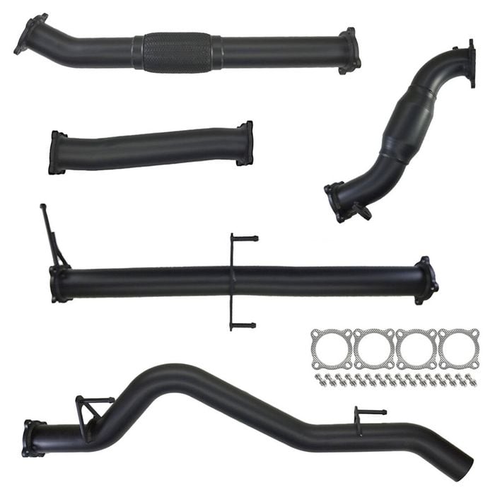 Ignite Exhausts Turbo Back For Mitsubishi Ml Triton 3.2l 3" Cat & Straight Pipe 409 Stainless Steel