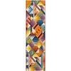 The Rug Connection Horizon Geo Multi 300x80cm - Medium Runner Pet Friendly Outdoor Rug
