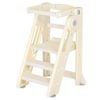 Advwin Foldable Kids Step Stool Adjustable Standing Tower