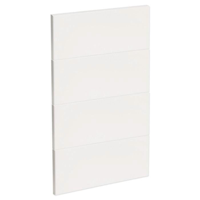 Kaboodle 450mm Egg White Modern 4 Drawer Panels
