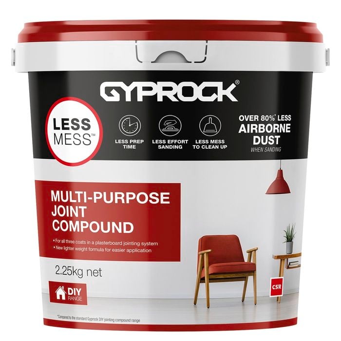 Gyprock CSR 2.25kg Less Mess Multi-Purpose Joint Compound