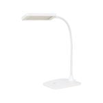 Verve White LED Aren Task Touch Lamp