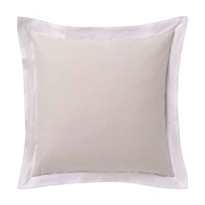 Accessorize Bedroom Collection Hotel White/Natural Tailored Deluxe Cotton  Pillowcase