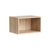 Kaboodle 400-499mm Almond Oak Customisable Deep Slimline Open Shelf