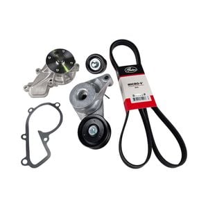 Drive Belt Idler Tensioner & Water Pump Kit For i30 G4NB Sportage G4NA w/o AC