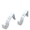Pillar 16/25mm White Adjustable Universal Brackets
