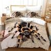 Dreamfields King Single 3D Spider Design Soft Quilt Duvet Doona Cover Set