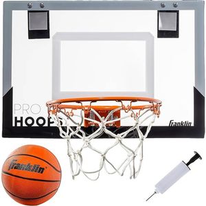 Franklin Pro Hoops Indoor Over-the-door Basketball Set Black/white
