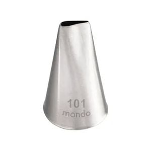 Mondo Stainless Steel #101 Rose Piping Tip Icing Cake Decorating Nozzle Silver