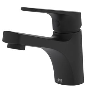 Dorf  Black Matte Lead Free Kip Basin Mixer