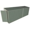 Build-A-Shed 1.2 x 5.2 x 2.0m Tunnel Shed Tunnel Hinged Door No Side Doors - Green