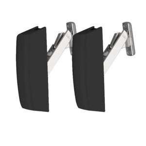 Yale Black Guardian Securistay For Aluminium Windows - 2 Pack