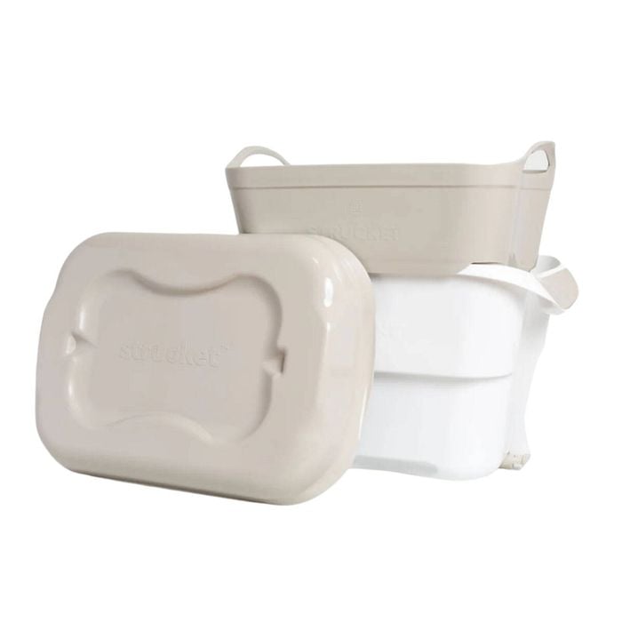 Strucket 19L Strainer Bucket Sand With Lid