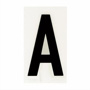 Sandleford 60 x 35mm A Black and White Self Adhesive Letter - A