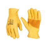 Trojan Large Premium Double Palm Leather Riggers Gloves